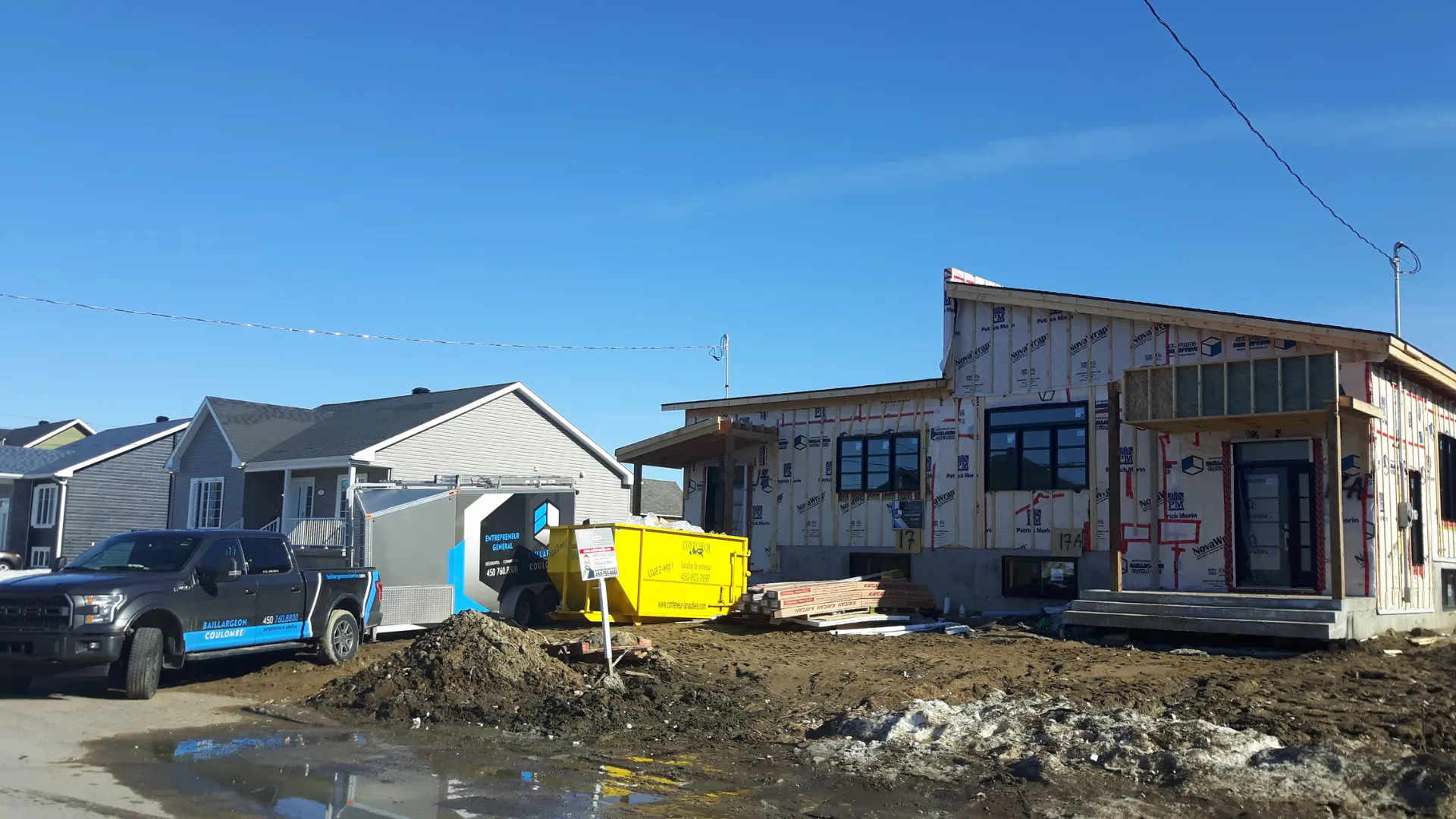 Vue de face du duplex