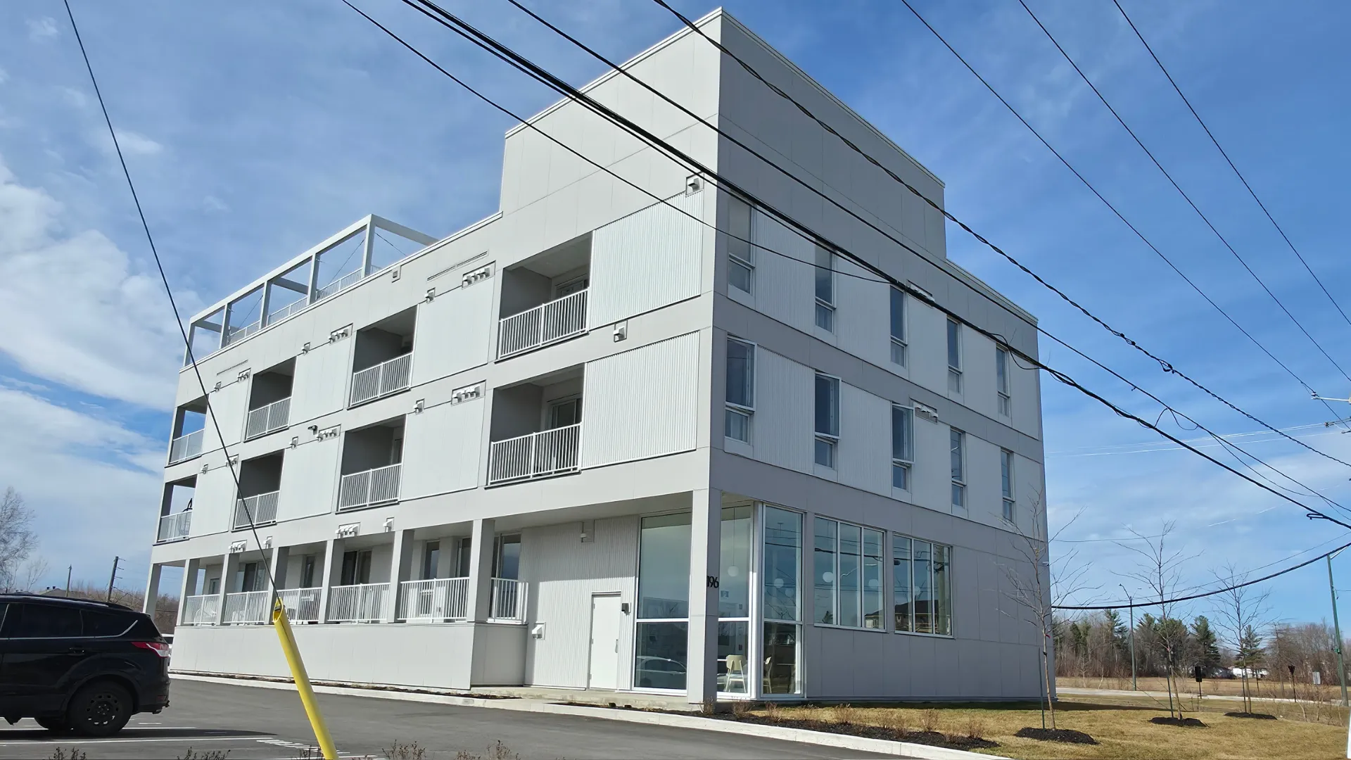 Vue du 20 logements livré à Saint-Charles-Borromée