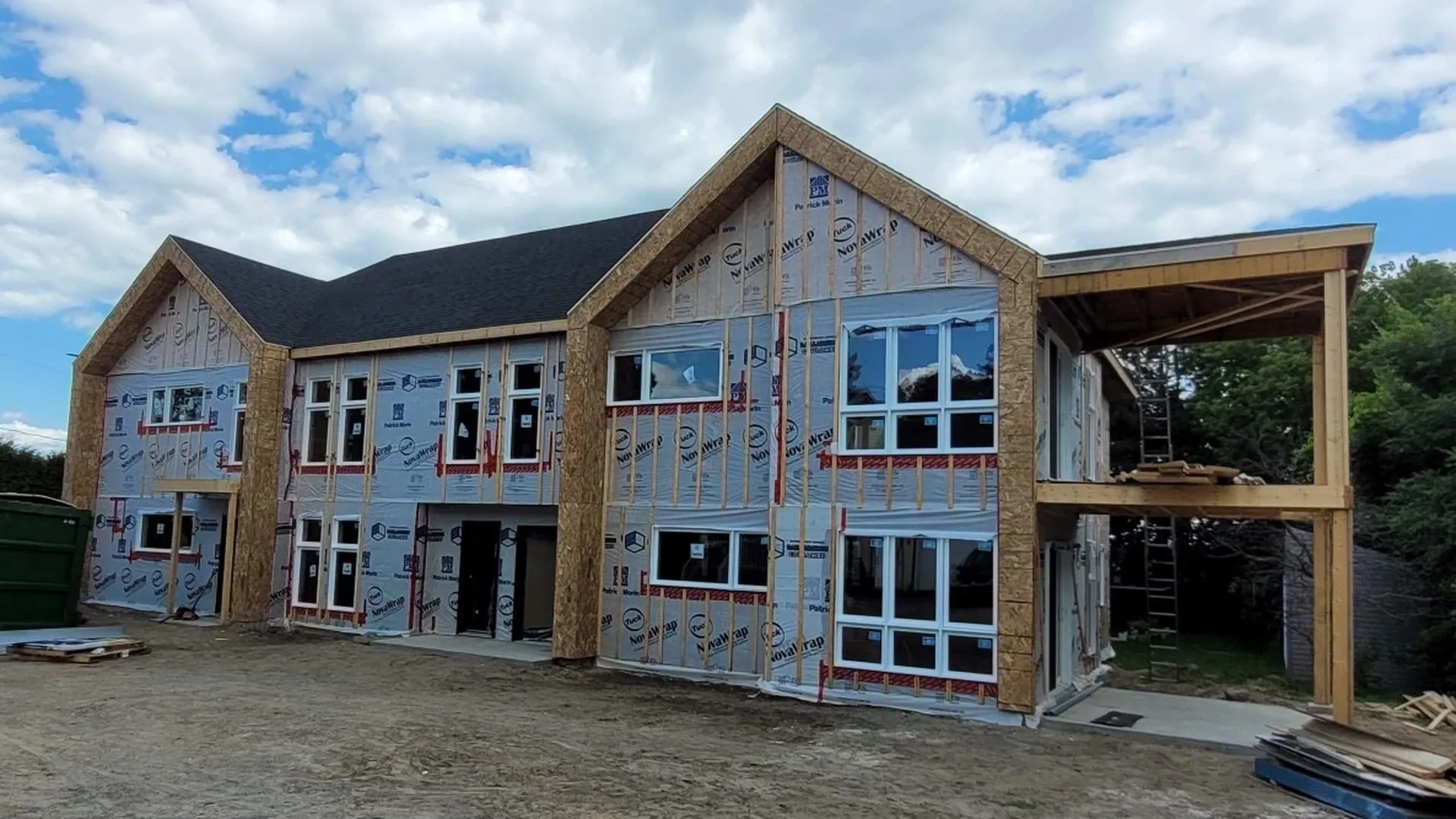 Détail extérieur du 4-plex
